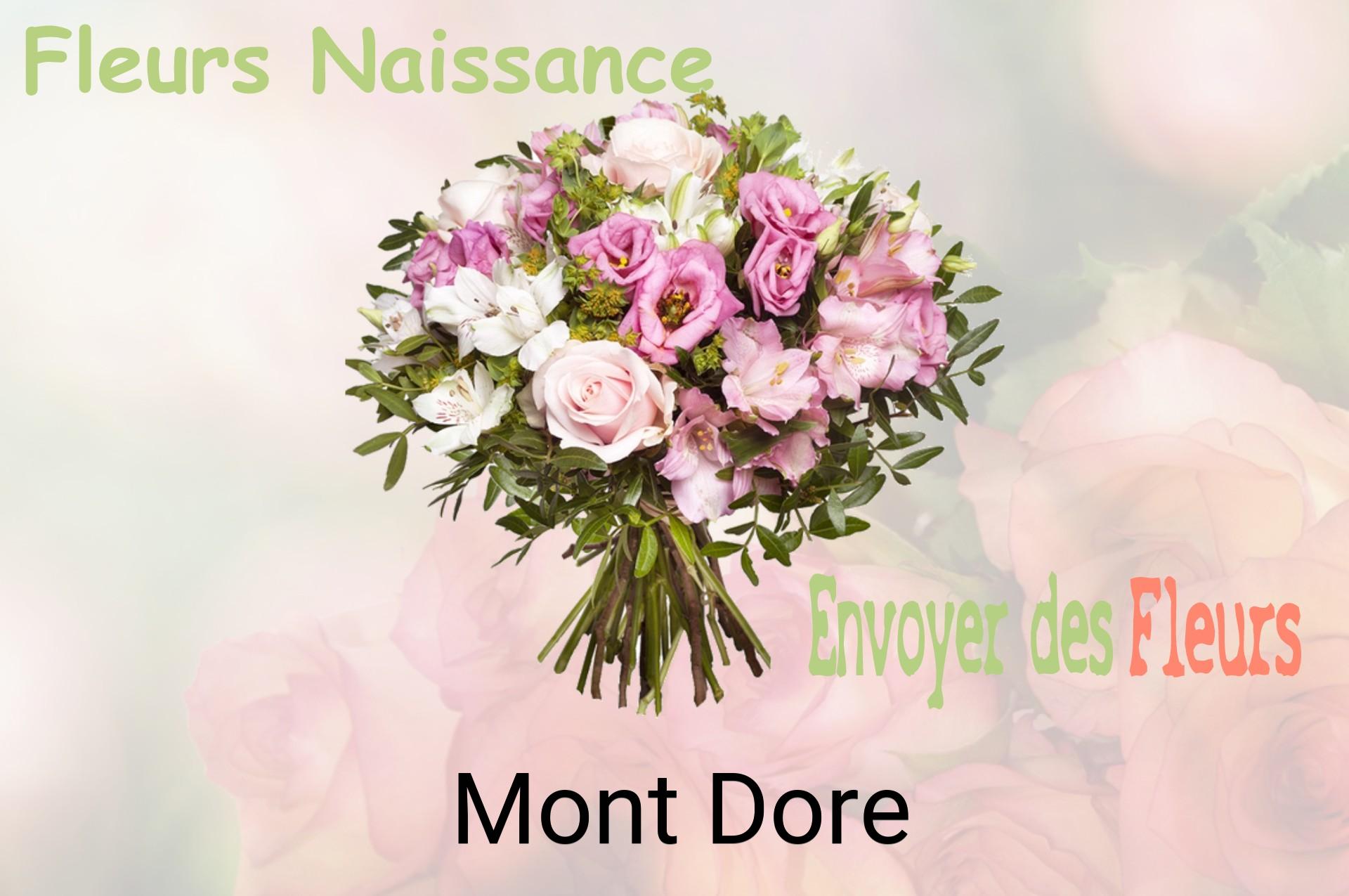 Bouquet de fleurs de naissance livré à Mont-Dore